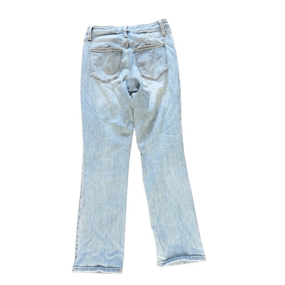 Universal Thread Women's 2 / 26 Jeans Straight Leg High Rise Knee Holes - Picture 2 of 8